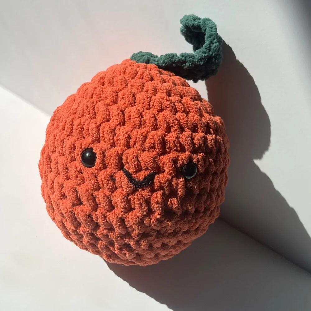 SOLD🥰Orange crochet plush handmade - Picture 2 of 3